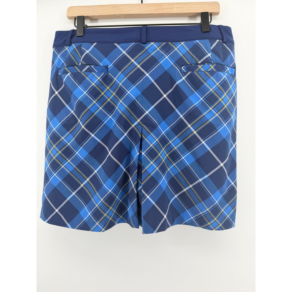 Lady Hagen Blue Plaid Golf Skort Womens Size 10 Athletic Skirt Built-in Shorts
